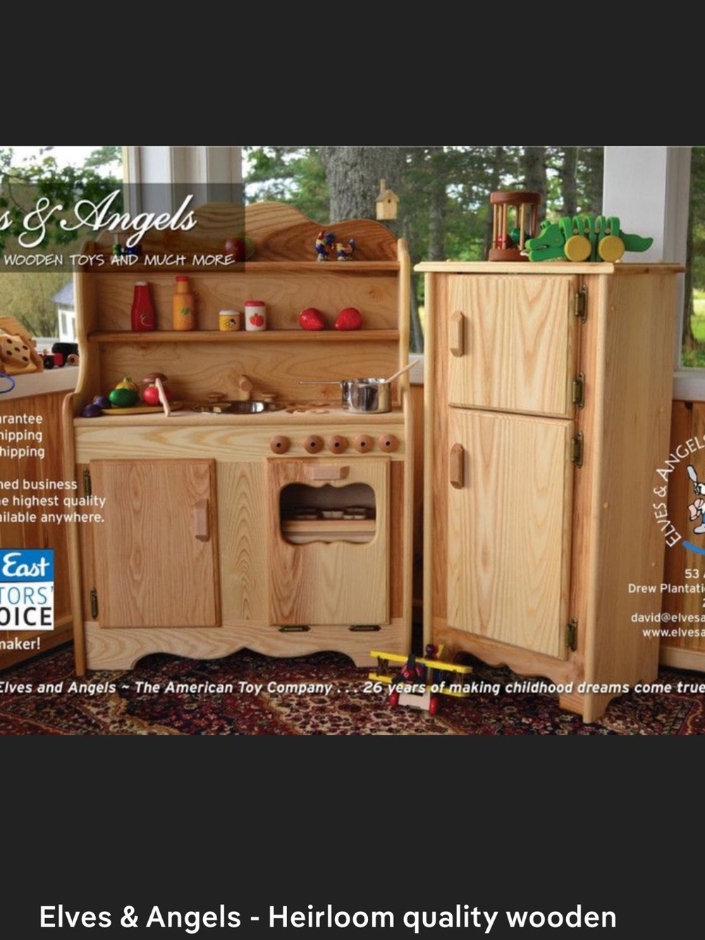 ISO Elves and Angels or Camden Rose Wood Play Kitchen